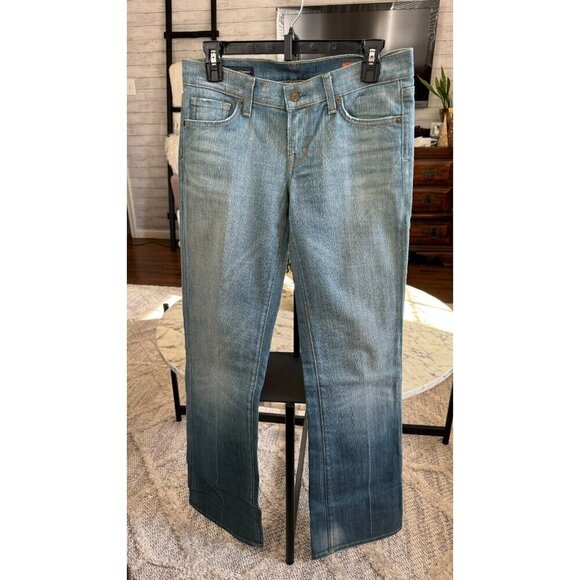 Citizens of Humanity Ingrid 002 Stretch Low Waist Flair Denim Jeans Womens Sz 28 - Picture 1 of 6